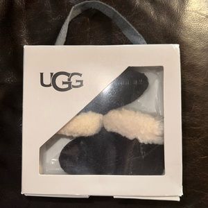 Baby Gojee UGG Plush Booties (Black)